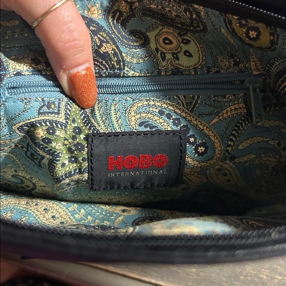 HOBO Black Leather Buckle Clutch Bag - Picture 6 of 6